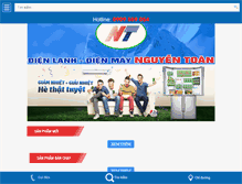 Tablet Screenshot of dienlanhnguyentoan.com